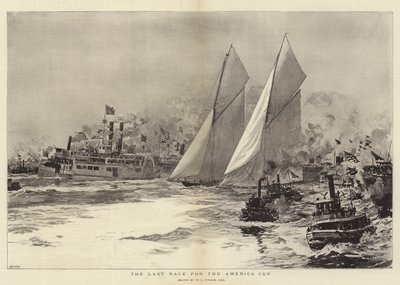 The Last Race for the America Cup by William Lionel Wyllie